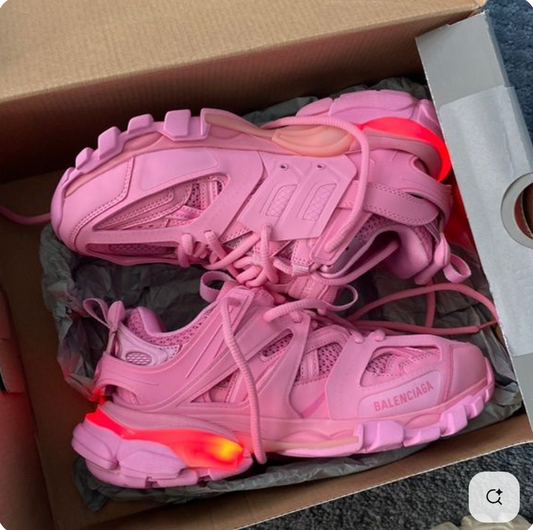 balenciaga track led rosa