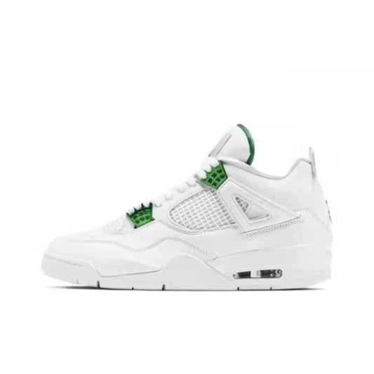 Scarpe Jr 4 white green button